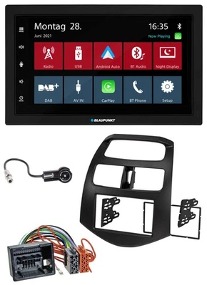 Blaupunkt MP3 Bluetooth DAB 2DIN USB Autoradio für Chevrolet Spark ab 2013 - Bild 1 von 4