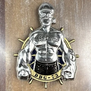 **RARE** USS Decatur (DDG-73)Arleigh Burke-class destroyerEng Challenge Coin - Picture 1 of 13