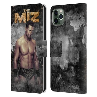 OFFICIAL WWE THE MIZ LEATHER BOOK WALLET CASE COVER FOR APPLE iPHONE PHONES - Image 1 of 4