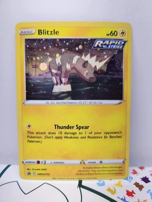 Blitzle SWSH173 Sword & Shield Black Star Promo Pokemon Card COMBINED SHIP C - Image 1 of 3