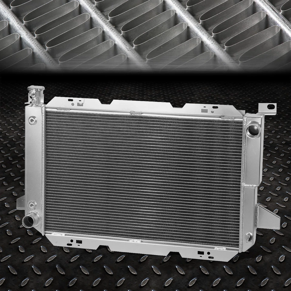 FOR 85-96 F-150/F-250/F250/BRONCO 5.0L/5.8L V8 3-ROW ALUMINUM RACING RADIATOR - Image 1 of 4
