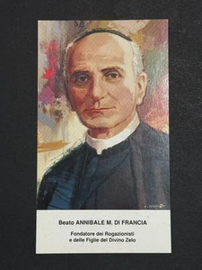 heilige karte reliquie santino reliquie reliquia "BEATO ANNIBALE M. DI FRANCIA" - Bild 1 von 2