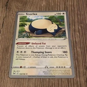 Snorlax 143/196 2023 World Championships Deck Variant Lost Origin Pokemon - Picture 1 of 11