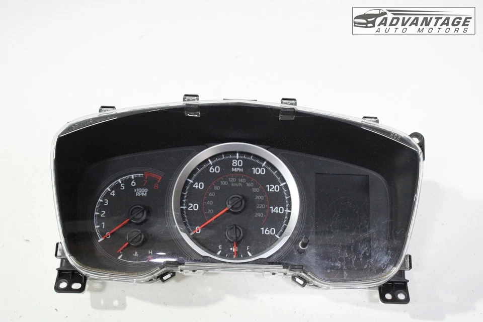 Toyota Corolla 2019-2020 tablero instrumento velocímetro cuadro 138 k Denso OEM Foto 1 de 4