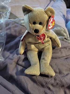 1999 Signature Bear - Ty Beanie Baby Rare Original Retired with tag errors! - Image 1 of 4