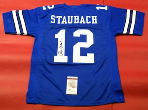 ROGER STAUBACH AUTOGRAPHED DALLAS COWBOYS B JERSEY JSA LAST ONE - Picture 1 of 3