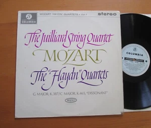 SAX 2470 ED1 Mozart Haydn Quartets Vol. 1 Juilliard NEAR MINT Columbia 1st B/S - Picture 1 of 6