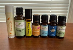 Plant Therapy Essential Oils Lot Bergamot Harvest Energy Clarity Rosemary Mornin - Picture 1 of 2