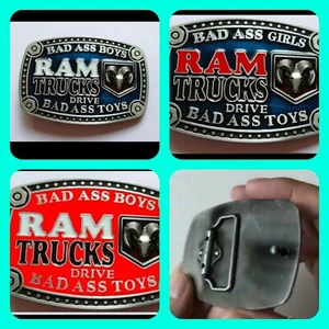 Dodge RAM truck cars man and woman belt buckle new Cowboy Western Belt Buckle  - Picture 1 of 11