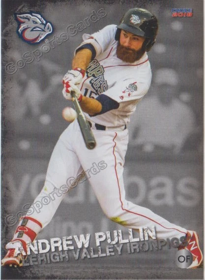 2018 Lehigh Valley IronPigs Andrew Pullin RC Rookie Philadelphia Phillies - Image 1 of 1