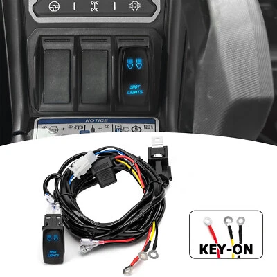 Kit de cables de interruptor de luces puntuales de ahorro de batería UTV para Can am X3 Polaris RZR Ranger Foto 1 de 4