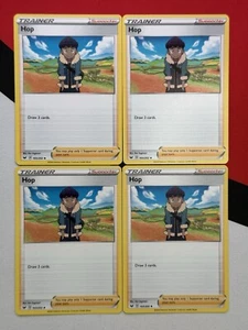 Hop Trainer 165/202 Sword & Shield x4 Pokemon Playset 4x - Picture 1 of 1