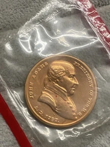 Bronze John Adams Presidential Medal 1 5/16" Rarer Denver Mint (102) - Picture 1 of 2