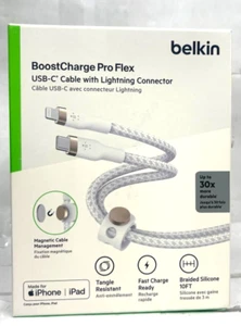 Belkin Boostup Charge PRO flex USB-C Cable W/Lightning Connector SEALED - Picture 1 of 1