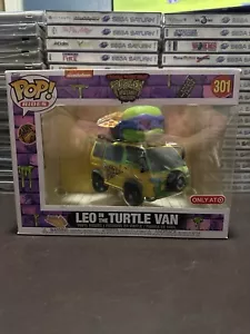 Funko Pop Rides Teenage Mutant Ninja Turtles Leo In The Van Exclusive #301 New - Picture 1 of 13