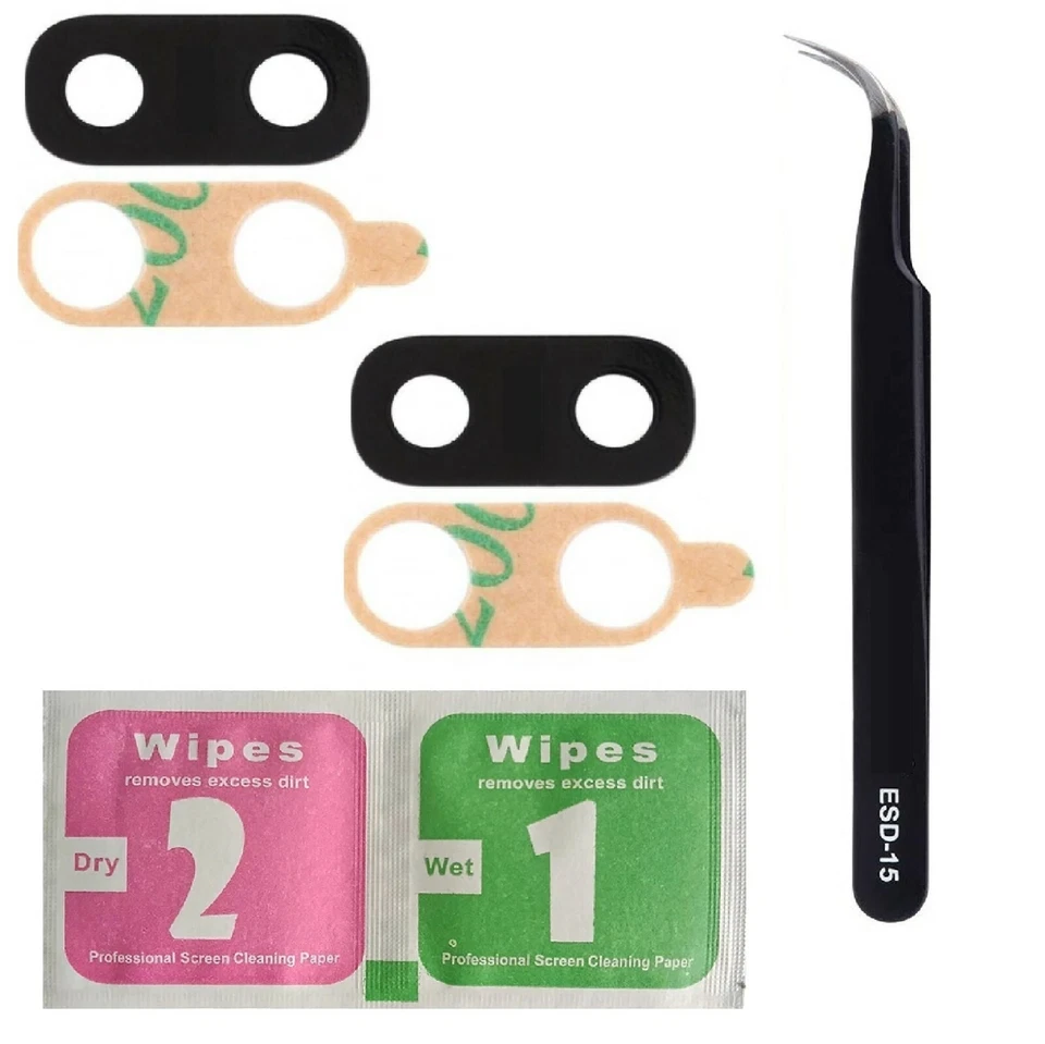 For OnePlus 5T A5010 Camera Lens Replacement Kit Back Camera Glass - Two Pack - Image 1 of 4