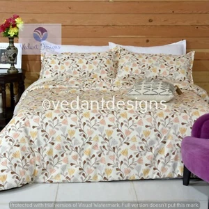 Luxury Floral Duvet Cover Pillowcase Quilt Bedding Set Double King Size Bedcover - Picture 1 of 5