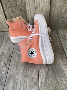 Converse Chuck Taylor All Star Plateau-Sneaker Damengröße 8,5 Flamingo - Bild 1 von 11