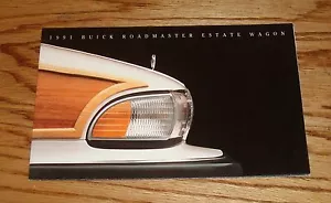 Original 1991 Buick Roadmaster Estate Wagon Foldout Sales Brochure 91 - Picture 1 of 2
