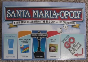 Santa Maria-opoly Monopoly Game New Sealed in Package SANTA MARIA - Bild 1 von 2