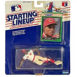 Modellino Starting Lineup MLB Sports Star Cincinnati Reds Eric Davis 1989 - Foto 1 di 6