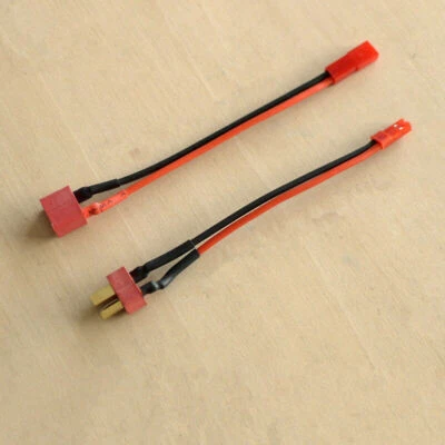 T-Plug Male / Female To JST Adapter with 10CM (4 inches) 18awg Wire #996 - Image 1 of 4