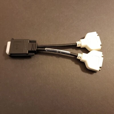 4T606 A00 - DELL Y-Splitter Video Cable to Dual DVI-D channels - Image 1 of 4