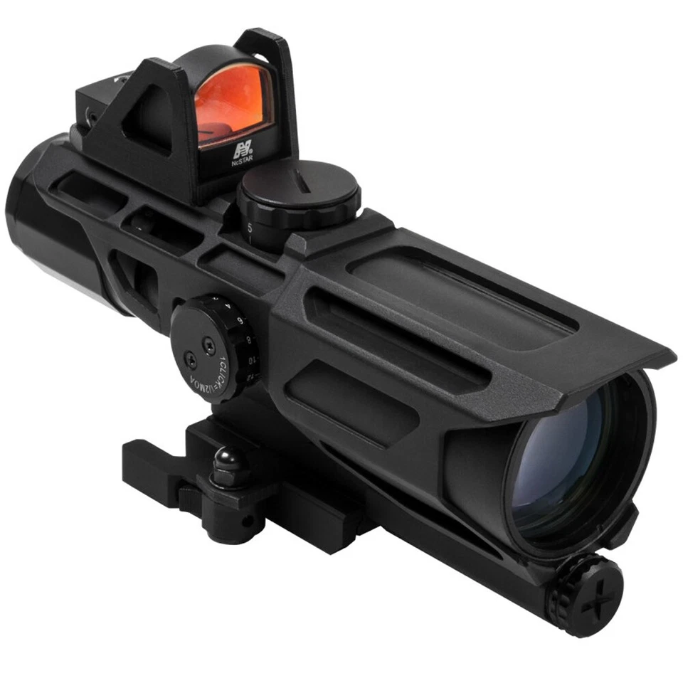 NcSTAR VSTP3940GDV3 Black Gen3 USS Scope 3-9x40mm P3 Sniper Reticle Red Dot