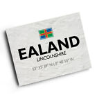 A3 Print   Ealand Lincolnshire   Lat Long Se7811