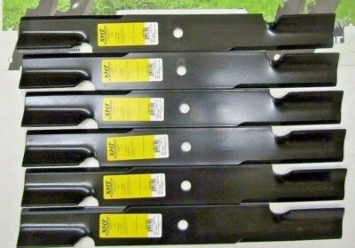 6 USA XHT BLADES FOR SCAG 482881 48111 481708 481712 482787 61" NEW STYLE AIR LI - Image 1 of 3