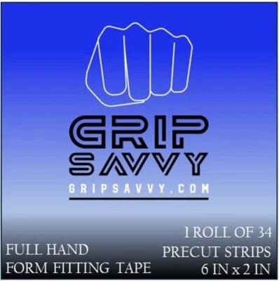 Grip Savvy Hand Tape Prevent Gi Burn BJJ Jiu Jitsu Judo Martial Arts - Image 1 of 4