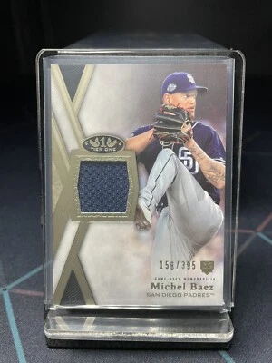 2020 Topps Tier One Tier One Relics /395 Michel Baez #T1R-MBA Rookie RC - Image 1 of 2