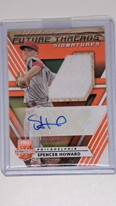2020 Elite Extra Future Threads Red #SH Spencer Howard Jersey Autograph /149 - Bild 1 von 2