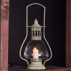 Groe Laterne aus aged Metall - Windlicht im Vintagelook, Kerzenhalter Shabby