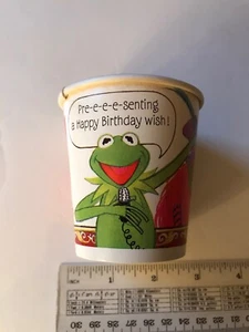 Vintage 1978 Muppets Kermit Birthday Party Paper Cup, Henson Associates, Inc. - Picture 1 of 5