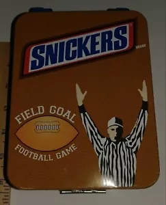 SNICKERS CANDY BAR PROMO TIN FOOTBALL GAME. GALERIE trade mark. - Picture 1 of 12