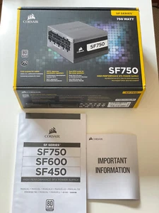 Corsair SF Series SF750 - 750 Watt 80 PLUS Platinum ITX PSU - Bild 1 von 9