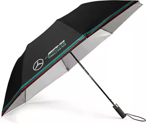 Ombrello originale Mercedes Benz automatico nero anti-UV compatto - Foto 1 di 3