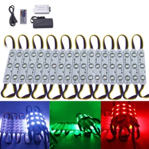 10~80ft 5050 SMD RGB 3 LED Module Store Front Window Light Sign Lamp Waterproof - Picture 1 of 14
