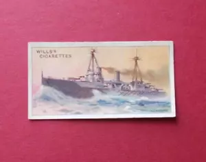 Wills Zigarettenkarte THE WORLDS DREADNOUGHTS 1910 KARTENNUMMER 1 - Bild 1 von 2