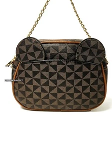 Fashion Handbag Designer Inspired Print Faux Leather Purse Carry All Lady Gift - Picture 1 of 6