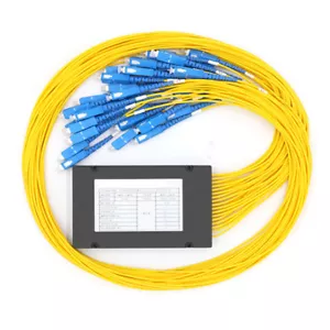 SC UPC 1x32 Glasfaser SPS Splitter Singlemode SM Faserzopf FBT Splitter - Bild 1 von 2