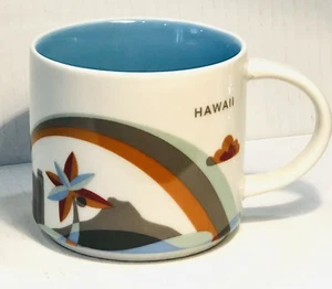 Taza de café Starbucks You Are Here Series Hawaii 14 oz azul marrón - Imagen 1 de 4
