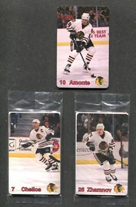 (3) Chelios / Zhamov / Amonte Chicago Blackhawks NHL Hockey Savings Cards Sealed - Picture 1 of 2