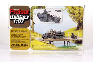 PREISER MILITARY 16553 KIT 1:87 1/87 German Limber Kfz 69 Krupp 3,7 cm PAK L/45 - Picture 1 of 1