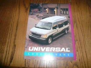 Universal Luxury Vans Sales Brochure - Vintage - Picture 1 of 8