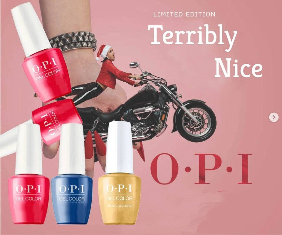 Esmalte en gel OPI HOLIDAY Collection 2023 "Terriblemente bonito" NUEVO 12 piezas sin exhibición Foto 1 de 2