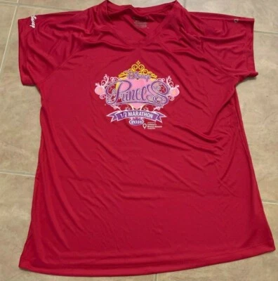 Champion Double Dry Disney Princess  2016 1/2 Marathon Shirt Women’s 2XL  - Image 1 of 4