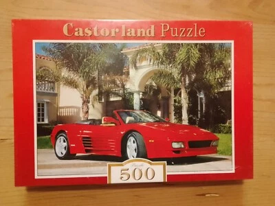 PUZZLE FERRARI 348 CASTORLAND 500 PEZZI NUOVO NEW - Immagine 1 di 4