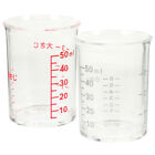  2 Pcs Measuring Cup Plastic Espresso Glass Rice Cooker Replacement Bar Jigger